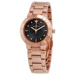 FX04115B NWT Emporio Armani Fashion Ladies Quartz Steel Authentic Watch
